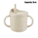 Set 2 en 1 de Vasos de Entrenamiento con Pajilla + Snack Cup