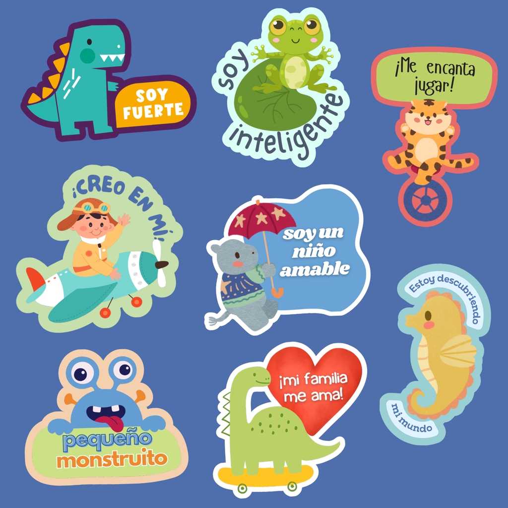 Pack de 15 Stickers Vinil Waterproof Sticker Pop