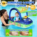 Flotador Inflable para Bebé con Toldo (6 a 36 meses)