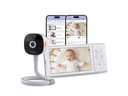 Monitor de Bebé Portátil 2K con IA y Pantalla HD GoBaby AI - Hubble Connected