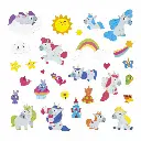 Libro Magnético de Unicornios