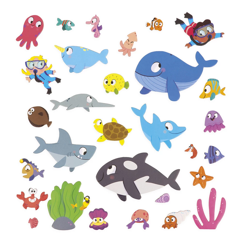 Libro Magnético El Fondo Marino - Janod