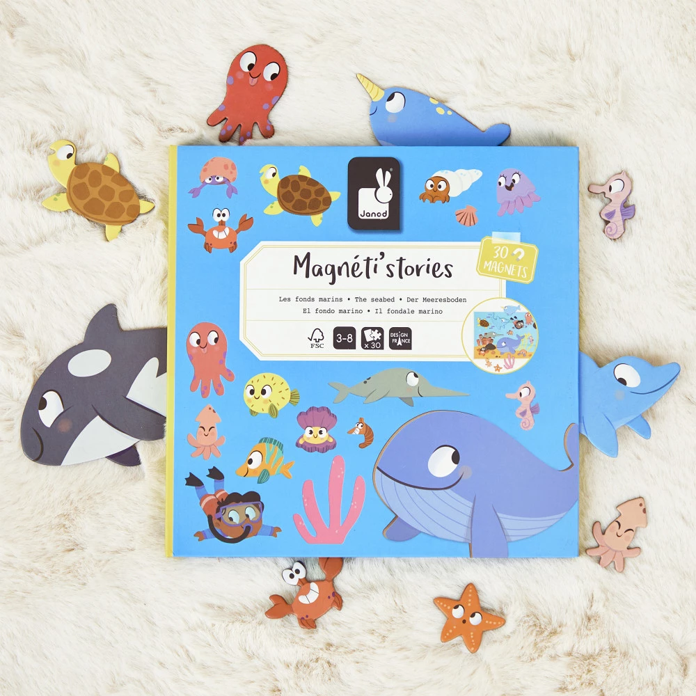 Libro Magnético El Fondo Marino - Janod