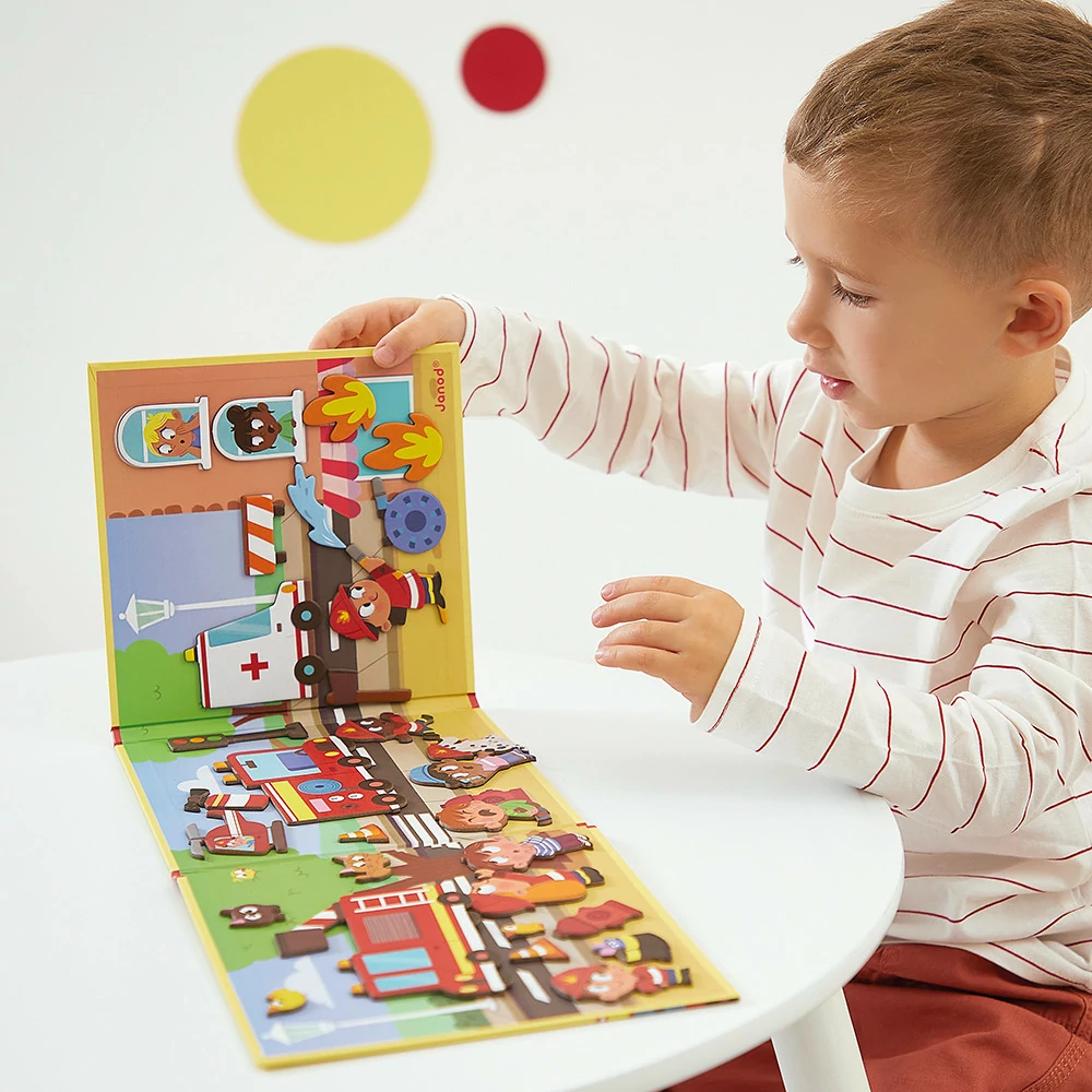Libro Magnético de Bomberos - Janod