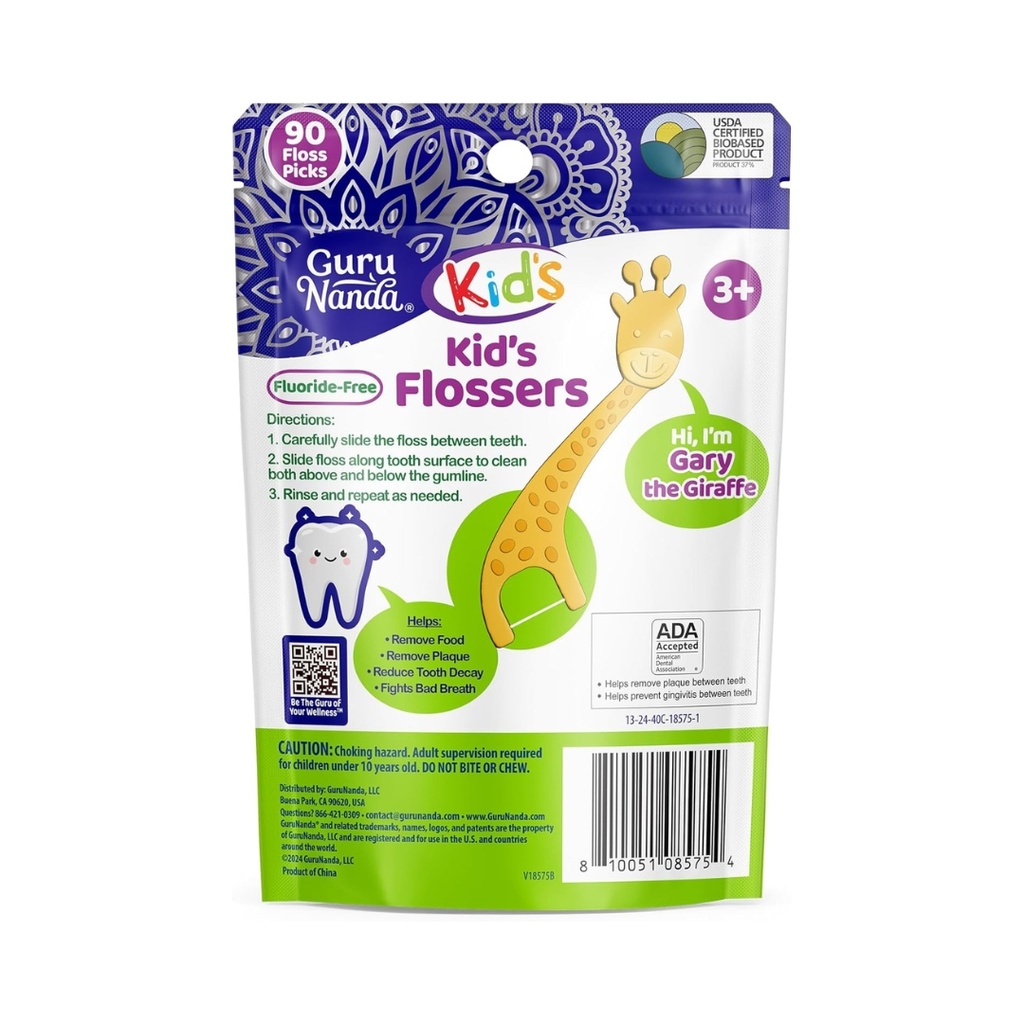 Palillos de Hilo Dental para Niños - GuruNanda