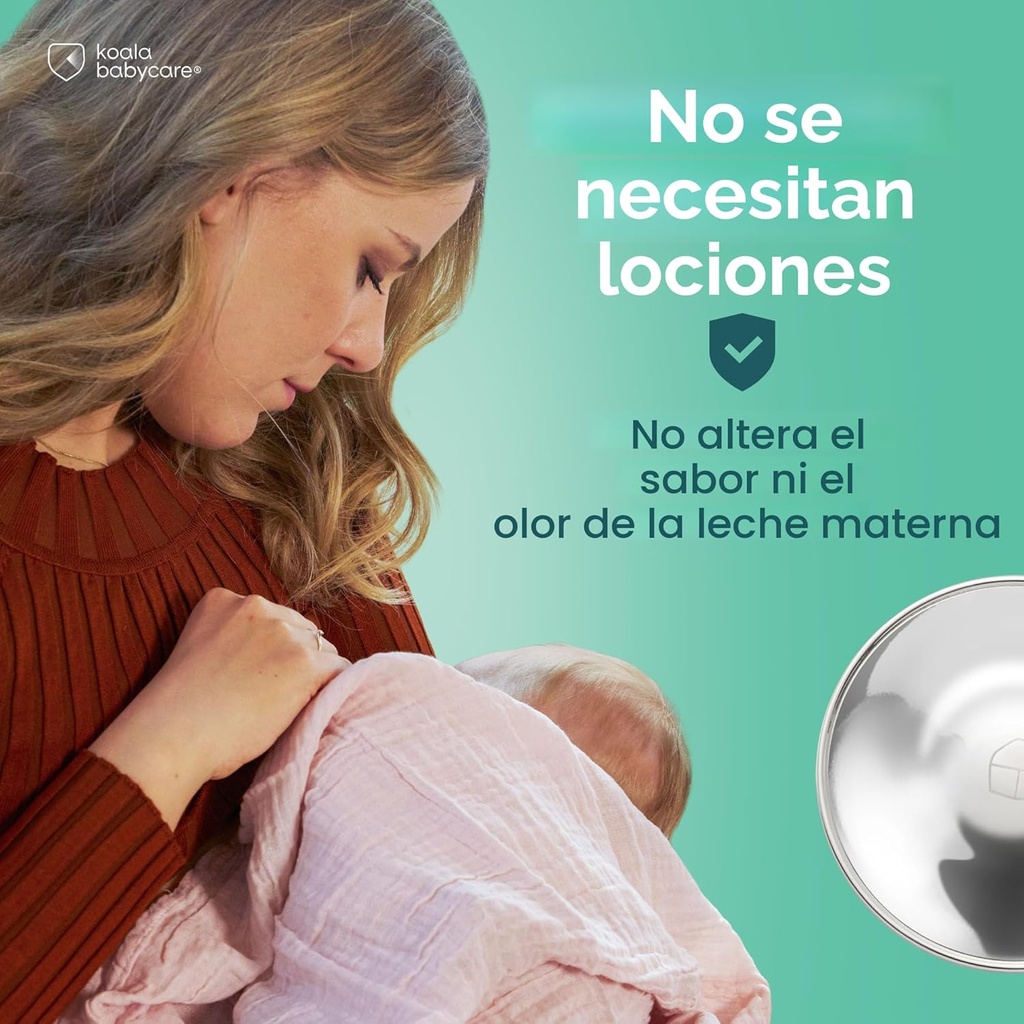 Protectores de Plata para Lactancia Materna - Koala Babycare