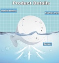 Juguete de ballena con spray para ducha Zhenduo