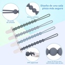 4 clips de silicona unisex para pepe 