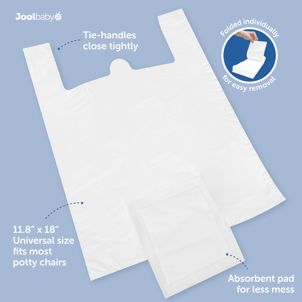 Bolsas Desechables para Bacinica con Almohadilla Absorbente - Jool Baby