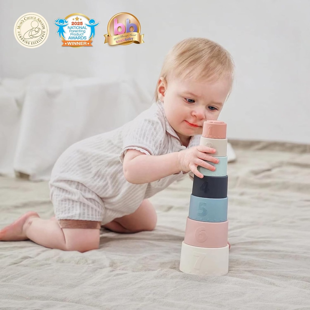 Juguete de tazas apilables - Moonkie