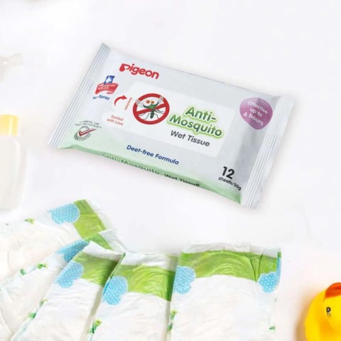 Toallitas Antimosquitos para Bebés - Pigeon