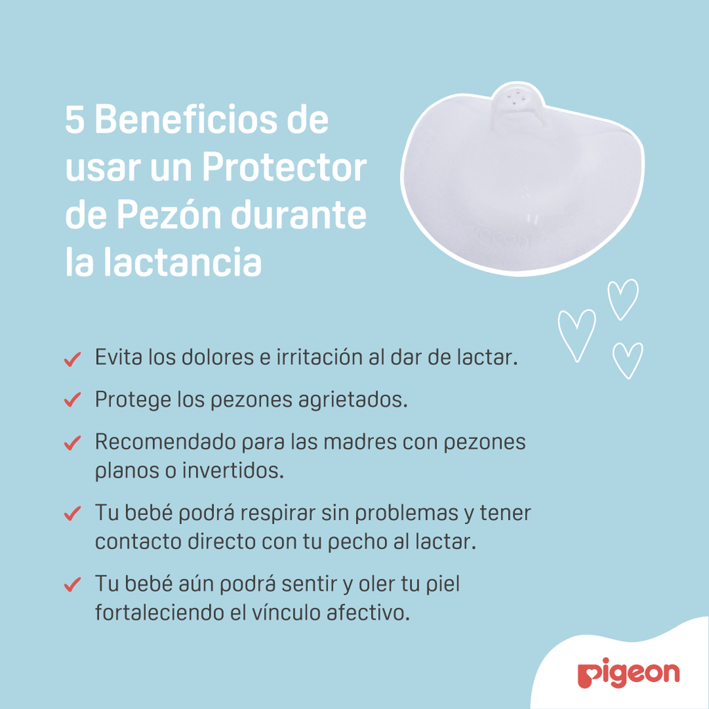 Protector de Pezón de Silicona para Lactancia - Pigeon