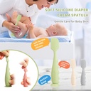 Espátulas de Silicona para Crema de Pañal con Estuches