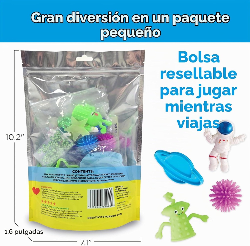 Paquete del Espacio Exterior Sensorial con Masilla Suave - Faber Castell