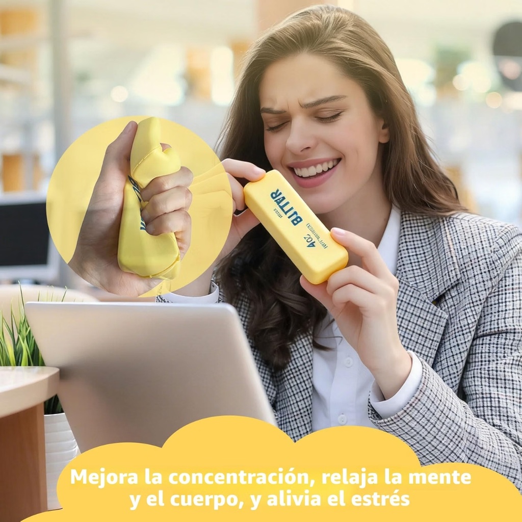 Squishies Antiestrés en Forma de Mantequilla