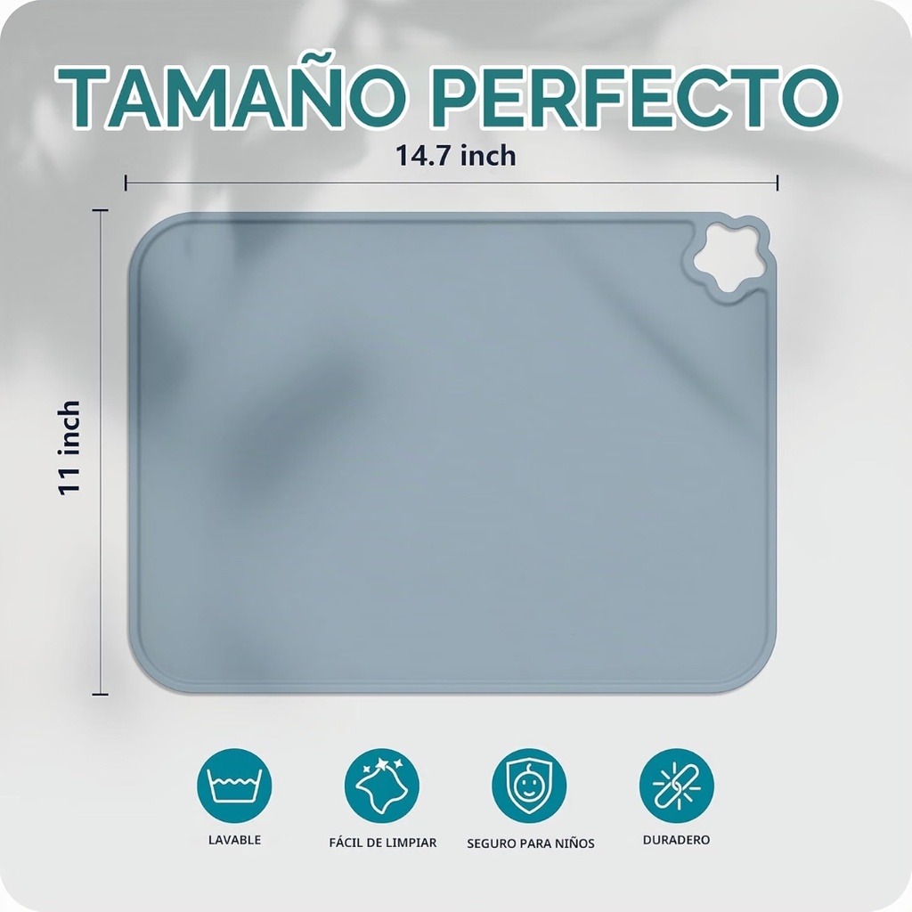 Mantel Individual de Silicona para Niños