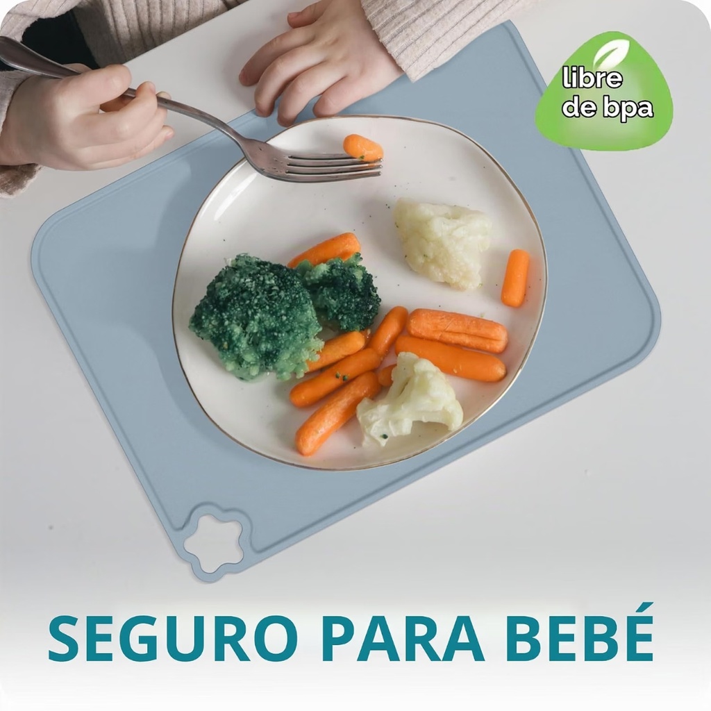 Mantel Individual de Silicona para Niños