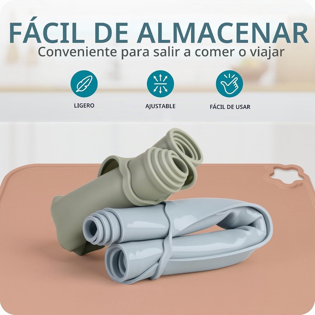 Mantel Individual de Silicona para Niños