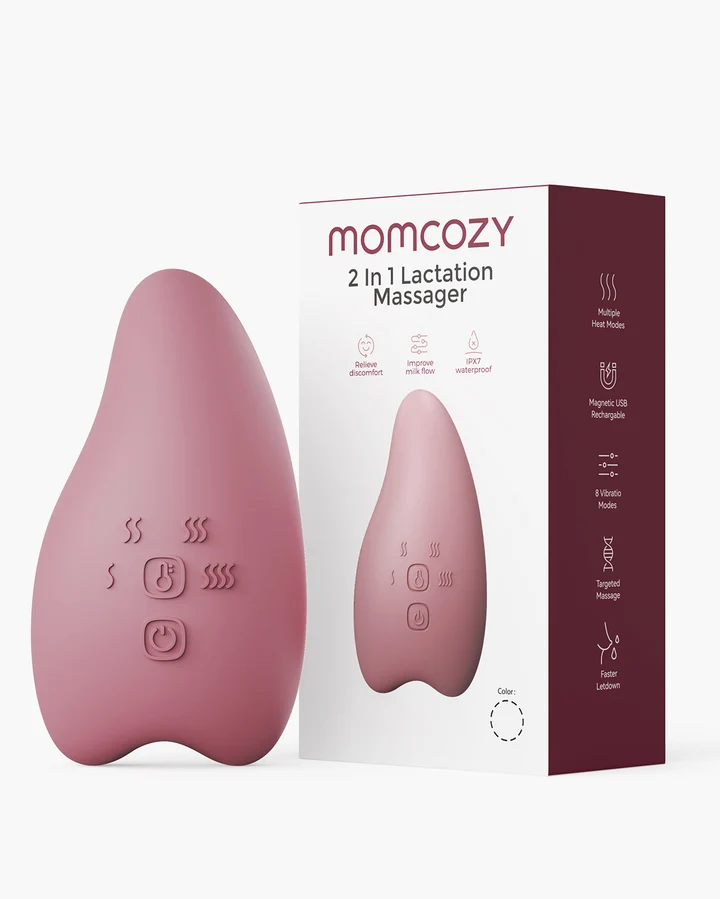 Masajeador de Lactancia con Calor y Vibración A1 Pro - Momcozy