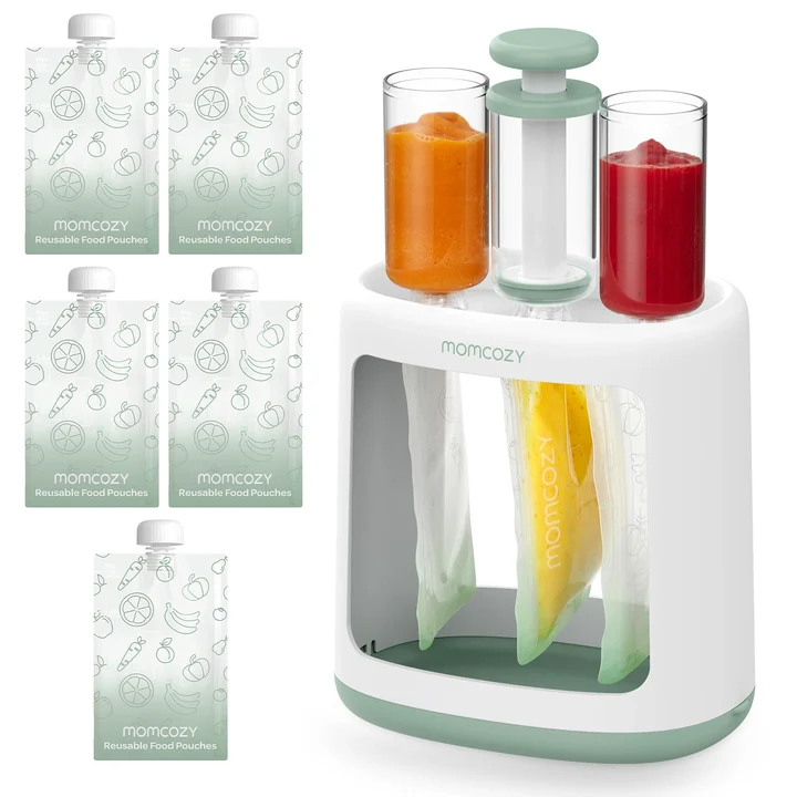 Máquina para Rellenar Bolsas de Comida para Bebé - Momcozy