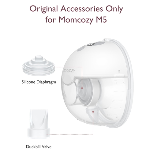 Válvulas Duckbill y Diafragmas de Silicona de Repuesto para M5 - Momcozy