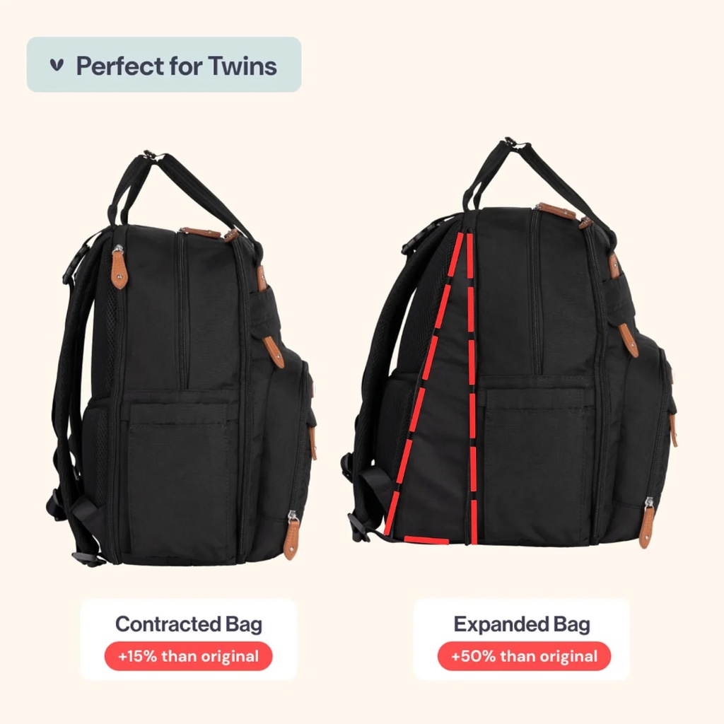 Mochila Pañalera Original Extra Grande (XL) - BabbleRoo