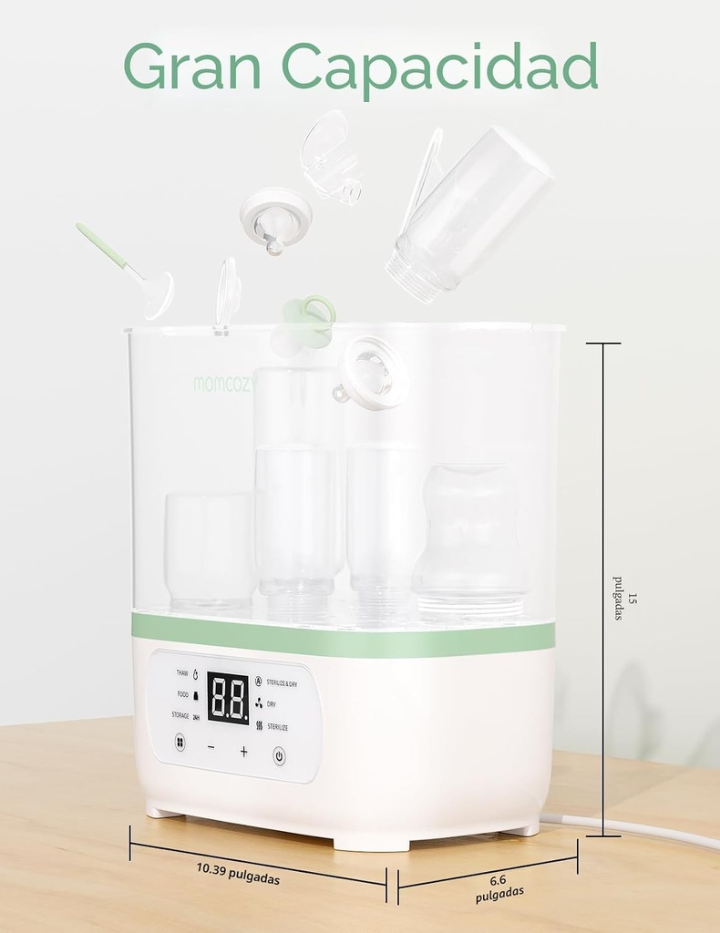 Esterilizador y Secadora de Biberones Multifunción 8 en 1 - Momcozy