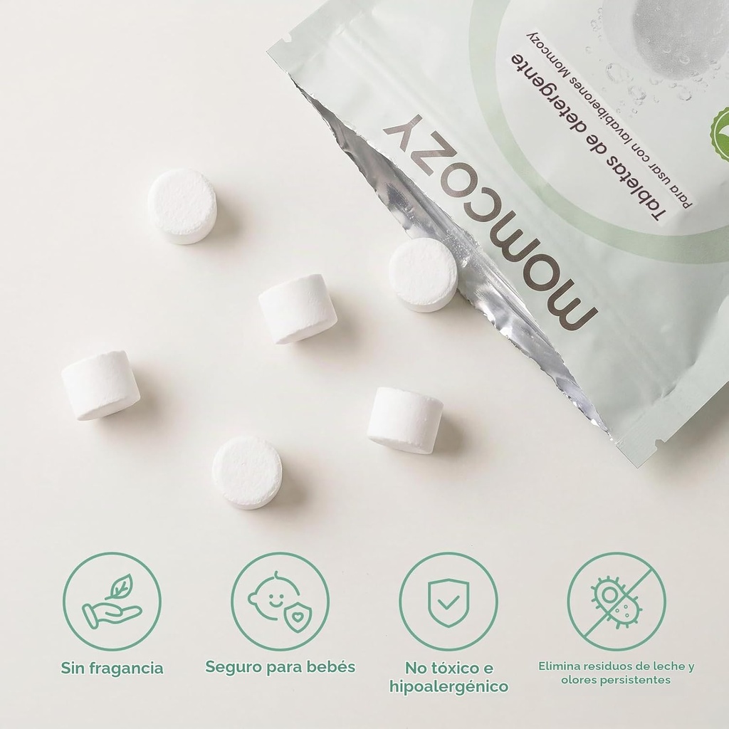 Tabletas Detergentes para Lavadora de Biberones - Momcozy