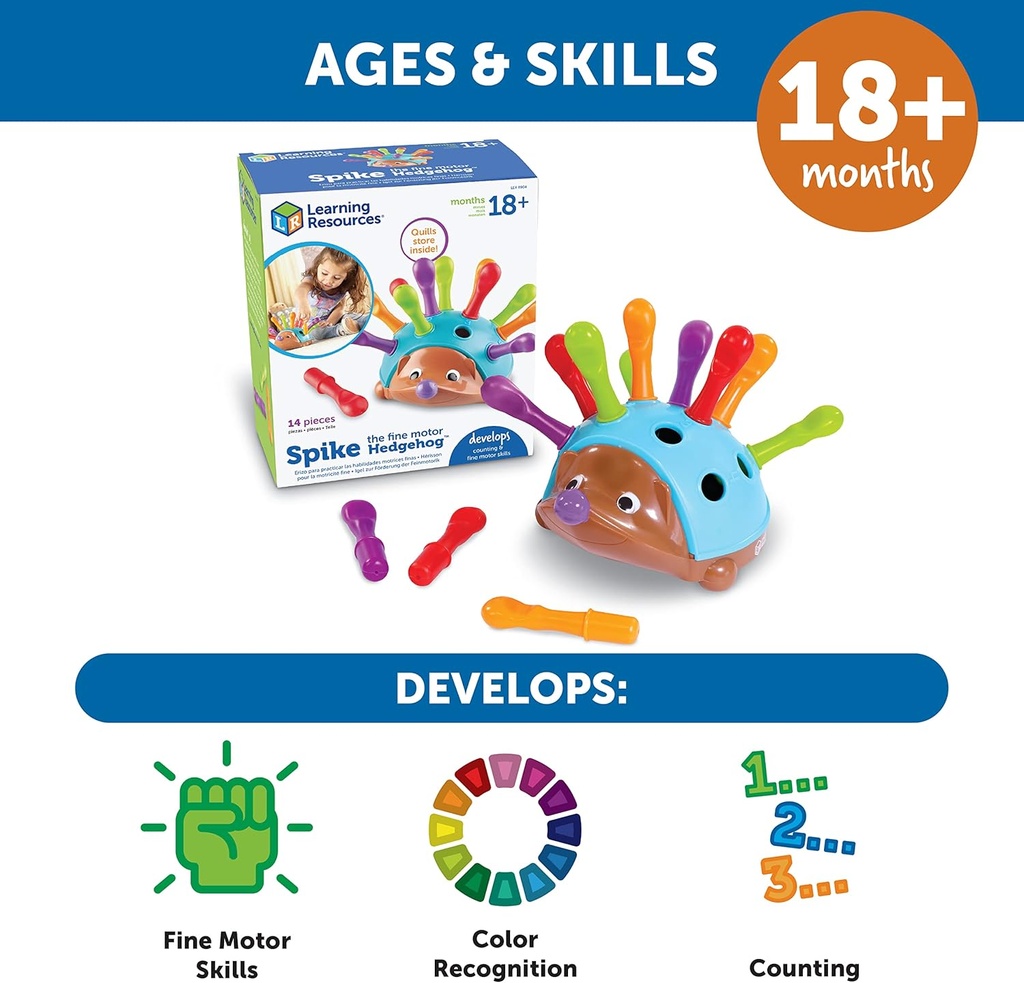 Juguete Sensorial Puercospin - Learning Resources