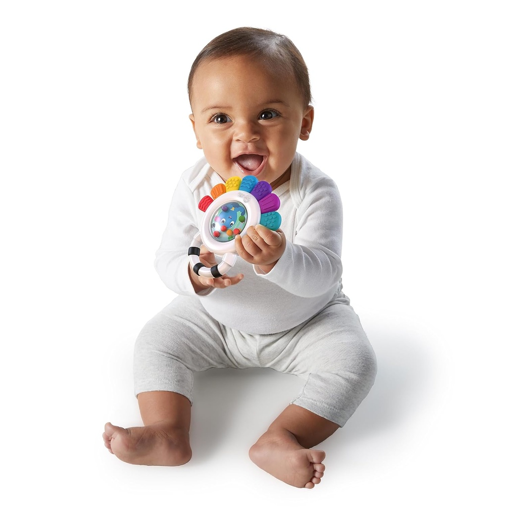 Juguete de sonajero sensorial y mordedor - Baby Einstein