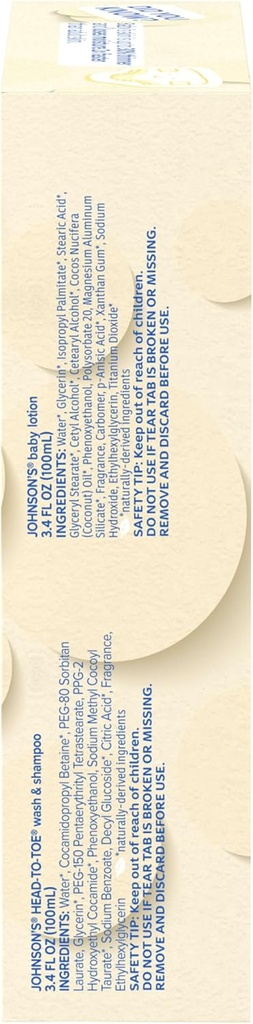 Kit de aseo personal para viaje - Johnson's Baby