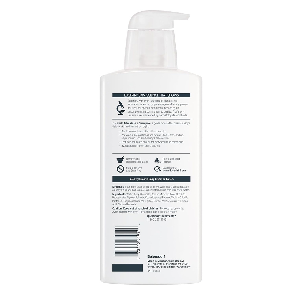 Shampoo - Body Wash - Eucerin Baby