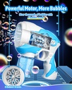 Juguete pistola de burbujas con luz LED - Boerfmo