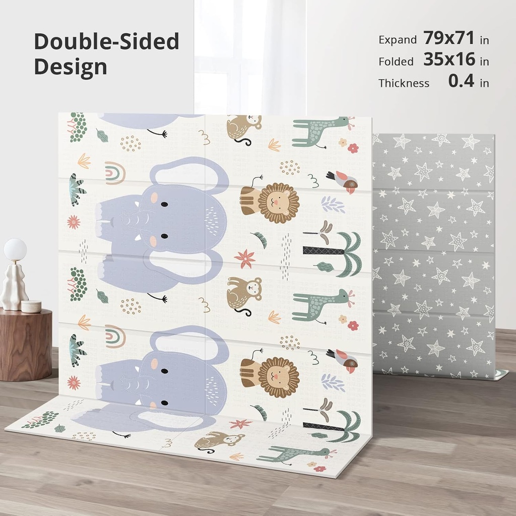 Tapete plegable de espuma suave - Noonkty