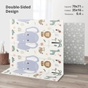 Tapete plegable de espuma suave - Noonkty