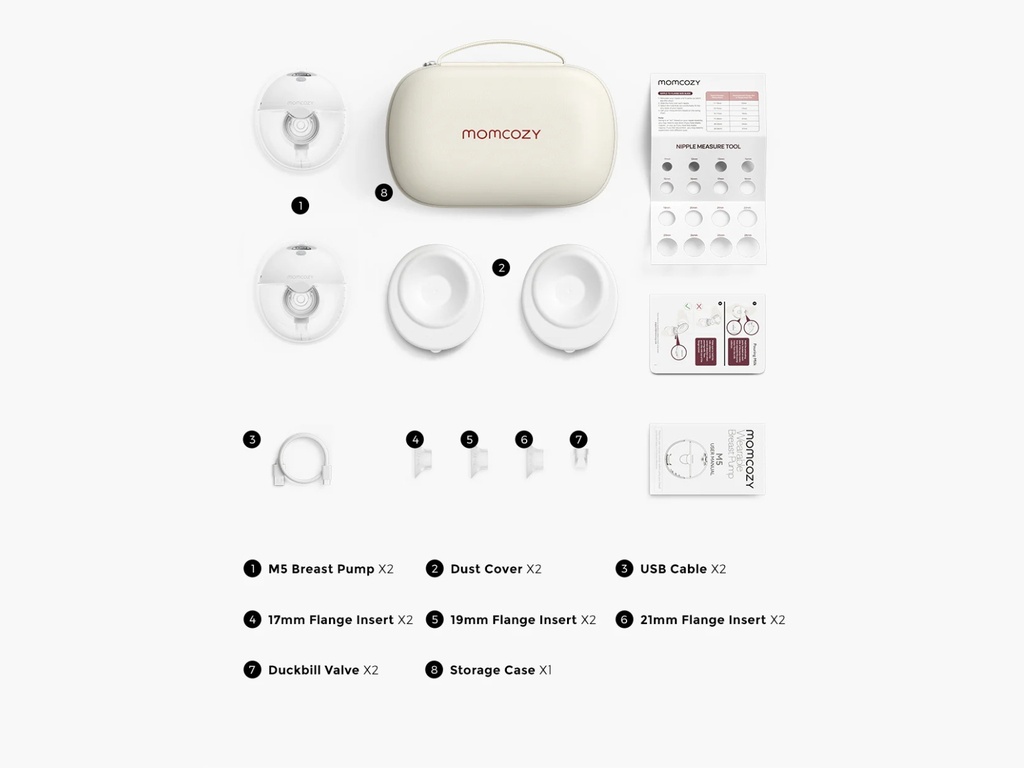 Extractor (2) manos libres M5 - Momcozy