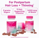 Gomitas postparto para pérdida de cabello, Pink Stork