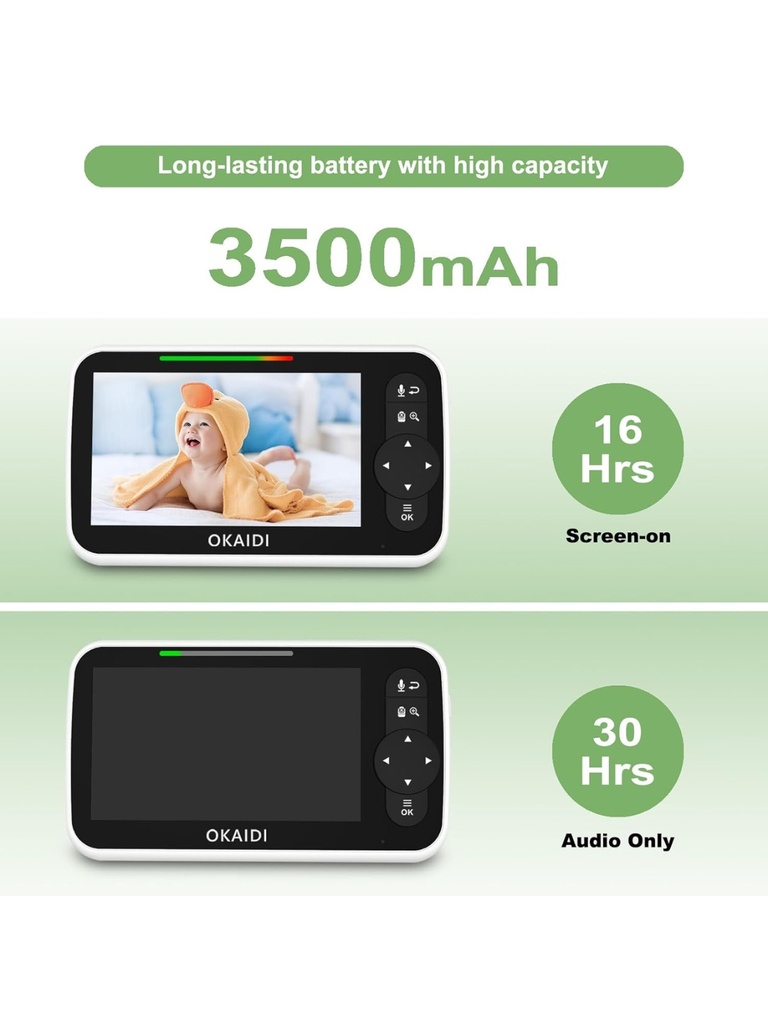 Monitor para bebe sin WiFi - Okaidi