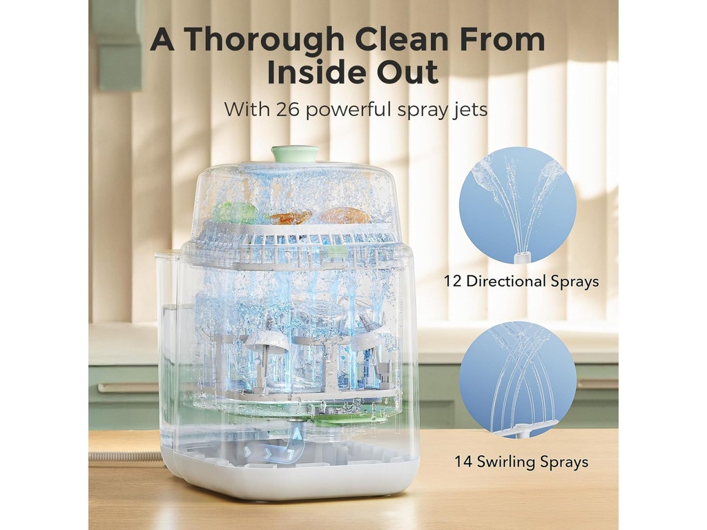 Esterilizador y secador de biberones y extractores KleanPal PRO