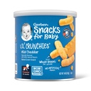 Snacks para bebés Lil Crunchies' Gerber sabor cheddar