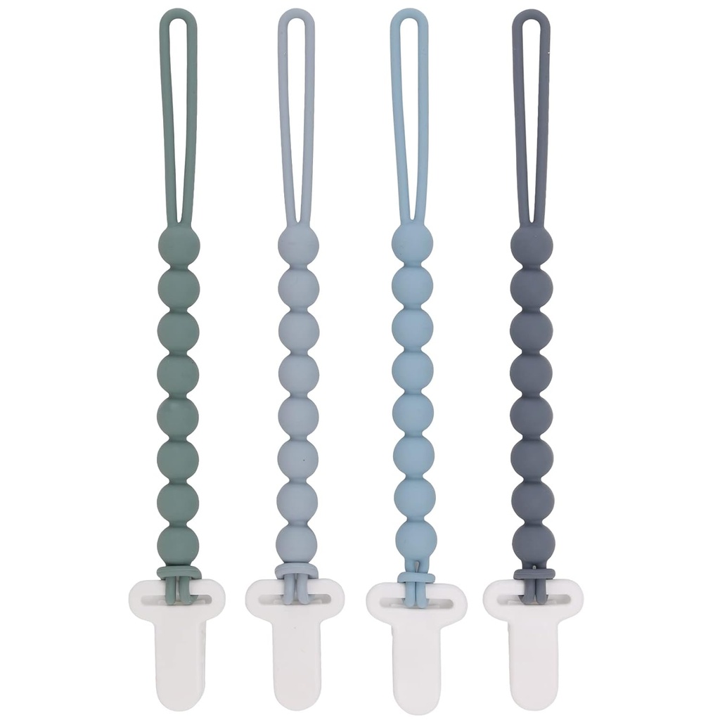 4 clips de silicona unisex para pepe 
