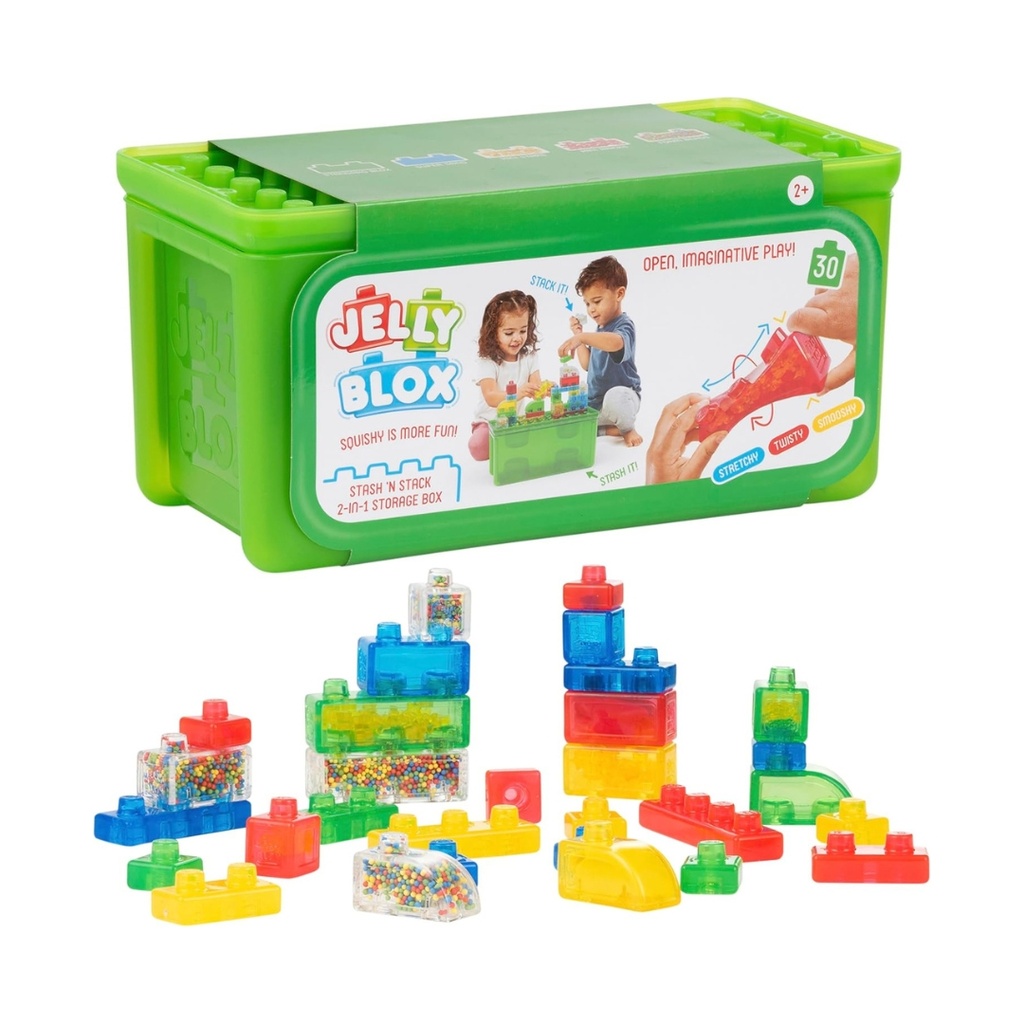 Juguete de 30 bloques Jelly Blox