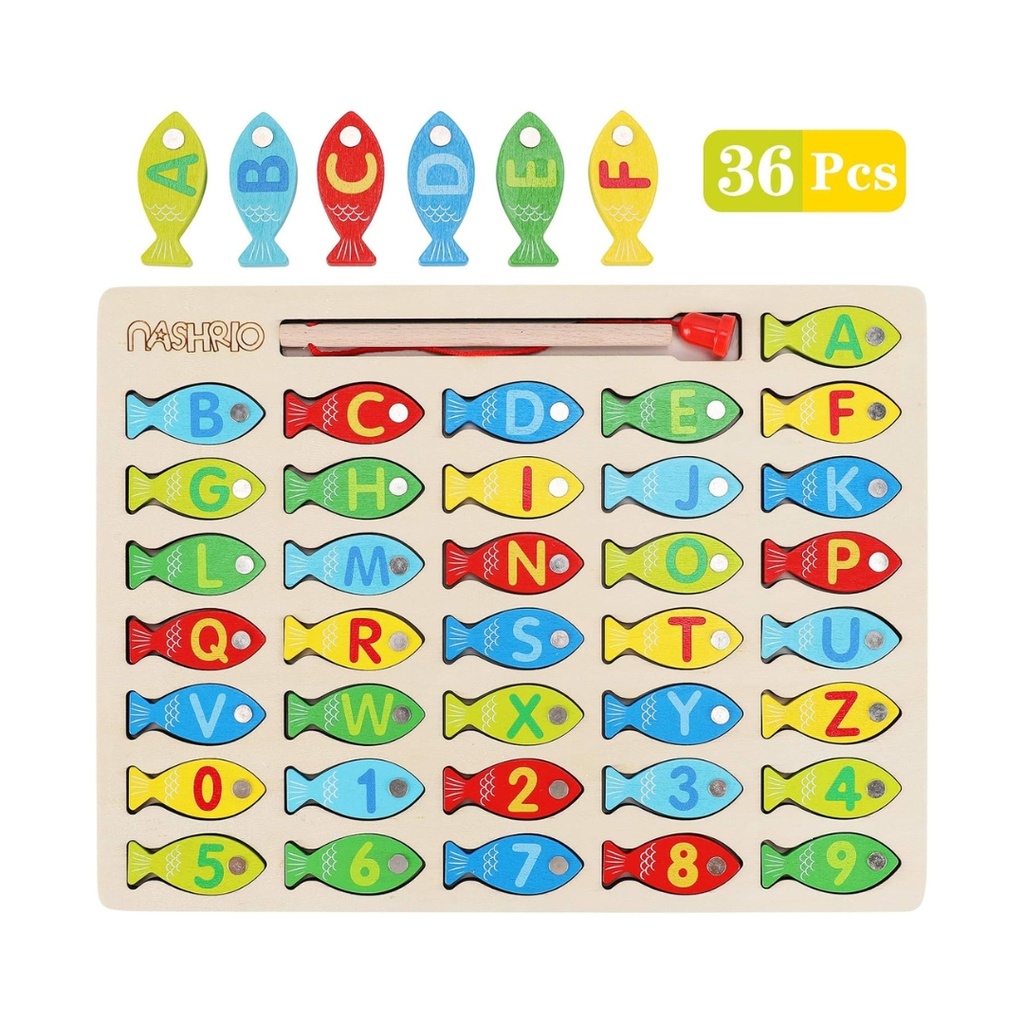 Juguete magnético de pesca Nashrio