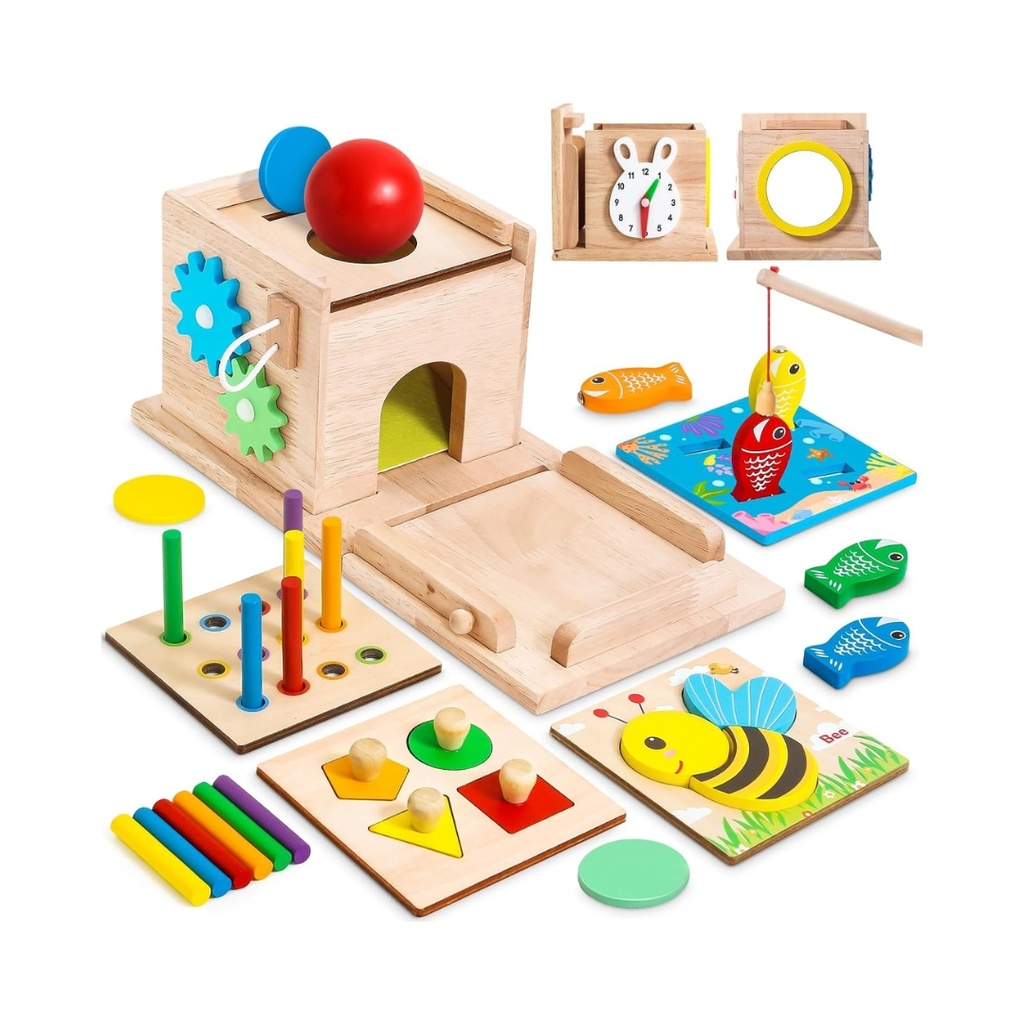 Juguete Montessori 8 en 1 Rianean