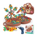 Juguete Montessori caja de herramientas 204 piezas