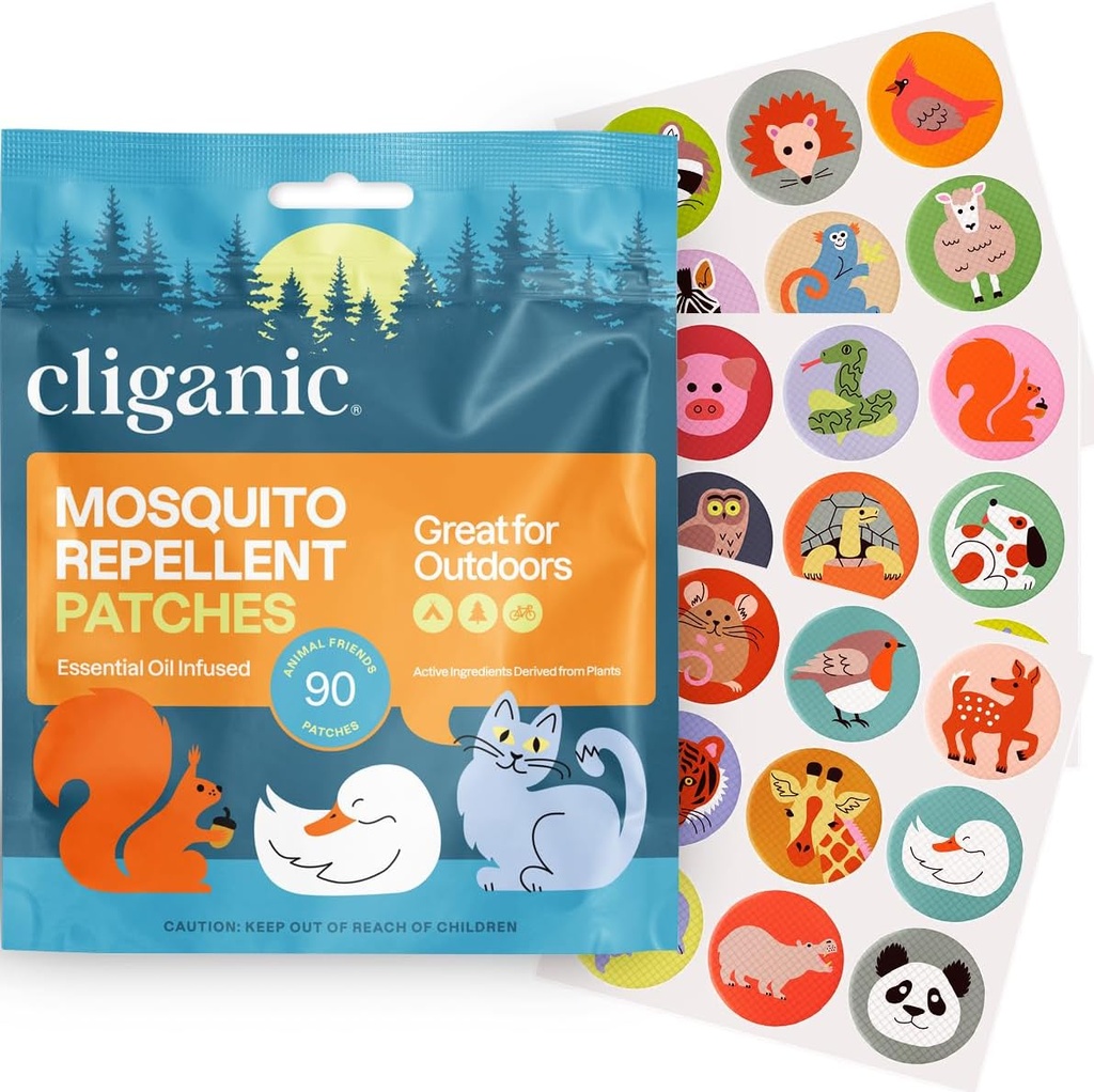 Stickers repelentes de mosquitos - Cliganic
