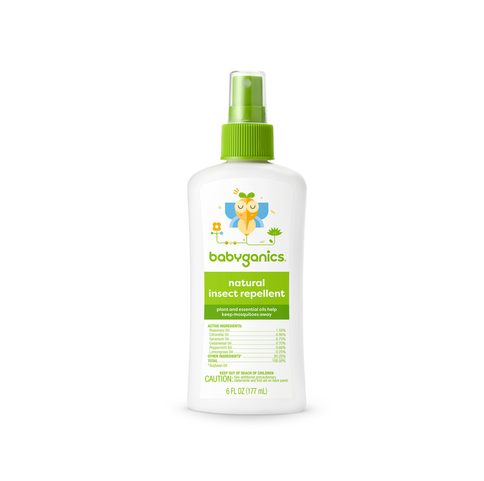 Spray natural repelente de insectos Babyganics