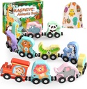 Juguete Montessori Tren magnético Animals Train