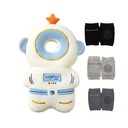 Mochila protectora de cabeza con rodilleras