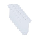 Mamelucos blancos manga corta Gerber